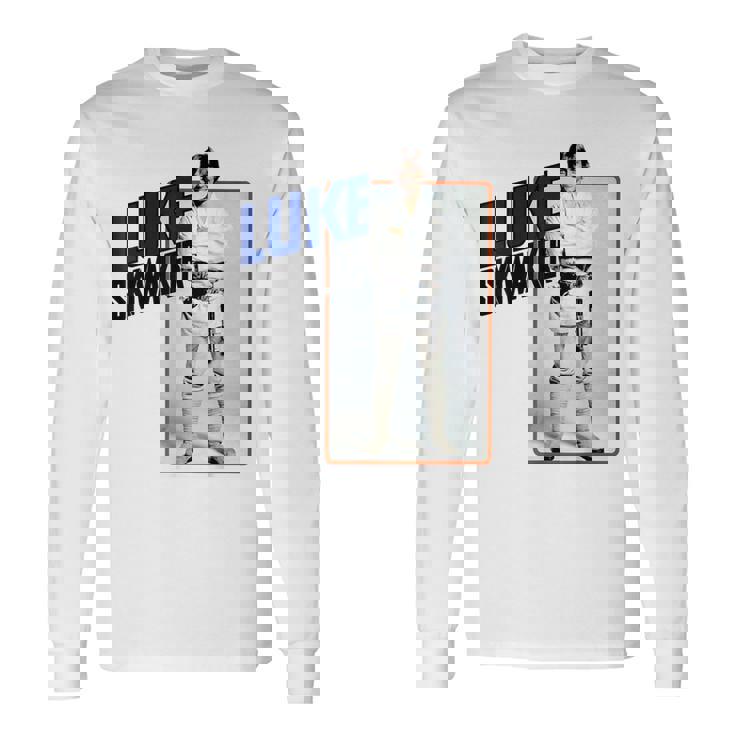 スター・ウォーズ ルーク・スカイウォーカー スマイルカードグラフィックtシャツ 長袖Tシャツ