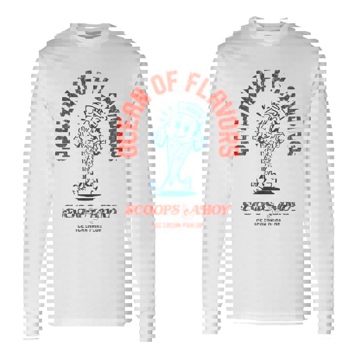 ストレンジャー・シングス スクープ アホイ スターコート アイスクリーム味 レトロ 長袖Tシャツ