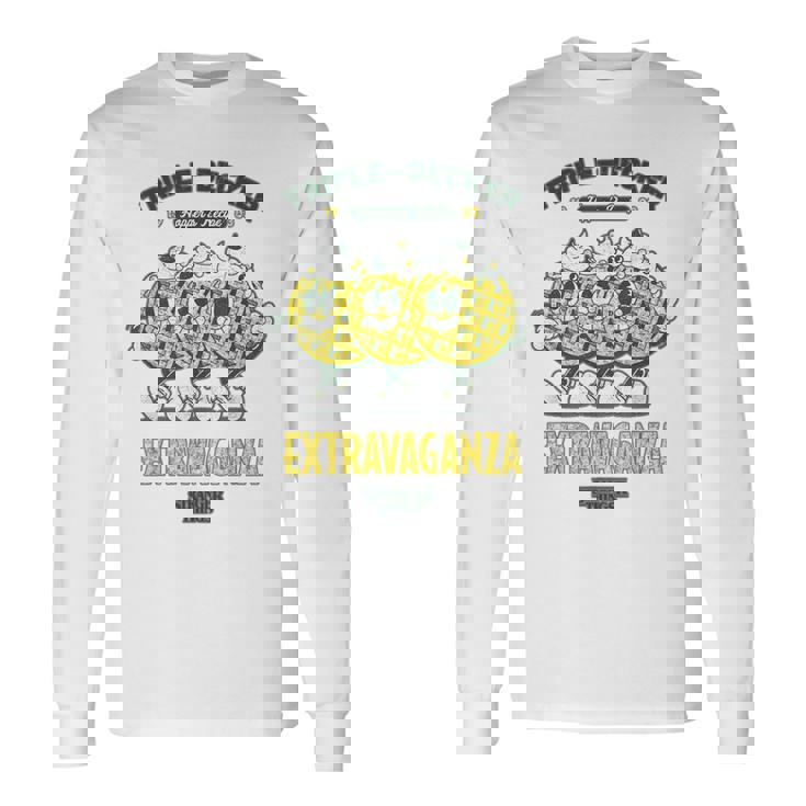 ストレンジャー・シングス スクープ アホイ ホッパー トリプル レトロ ヴィンテージ 80年代 長袖Tシャツ