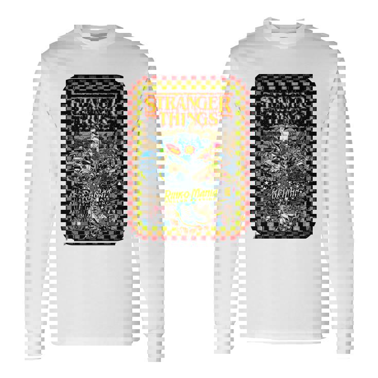 ストレンジャー・シングス プロモ コミック イレブン リンク O マニア レトロ 80年代 長袖tシャツ 長袖Tシャツ