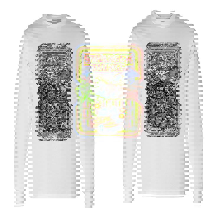 ストレンジャー・シングス プロモ コミック ホッパー デモゴルゴン ヴィンテージ 80年代 長袖Tシャツ