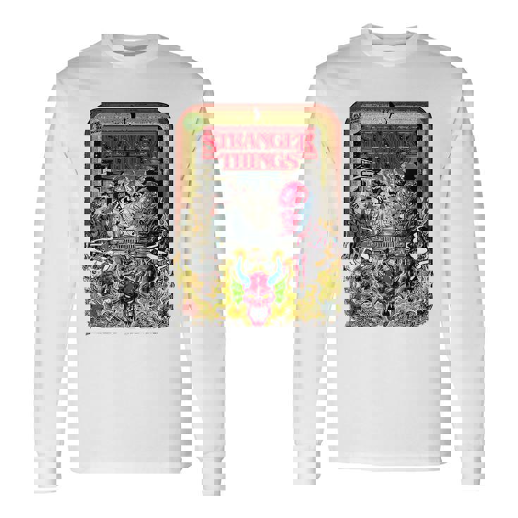 ストレンジャー・シングス プロモコミック The Partyecna セピア ヴィンテージ 長袖Tシャツ