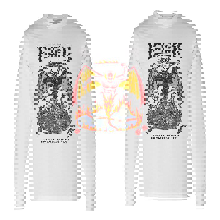 ストレンジャー・シングス ヘルファイア クラブ ポスター ホーキンス ハイ Dnd ギャング 長袖Tシャツ