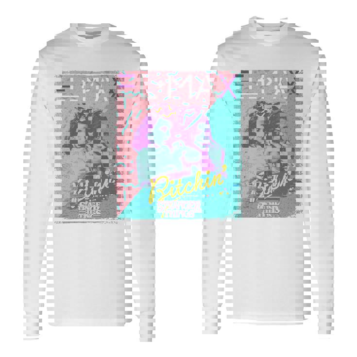 ストレンジャー・シングス ポスター Eleven Max Bitchin Besties 長袖tシャツ 長袖Tシャツ