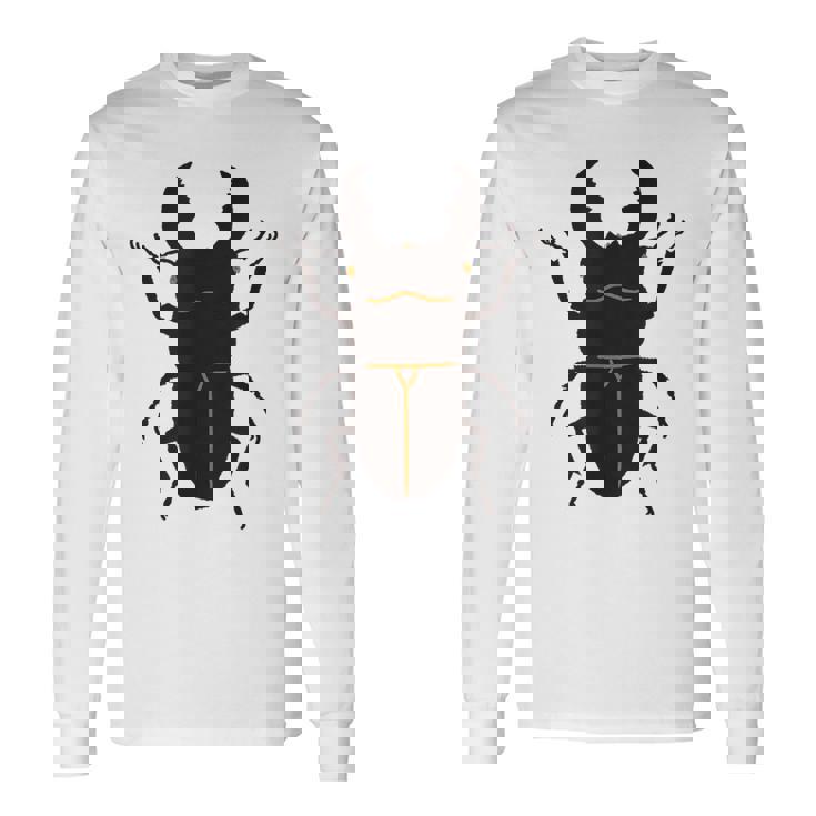 スマトラオオヒラタクワガタ _昆虫_クワガタ 長袖Tシャツ