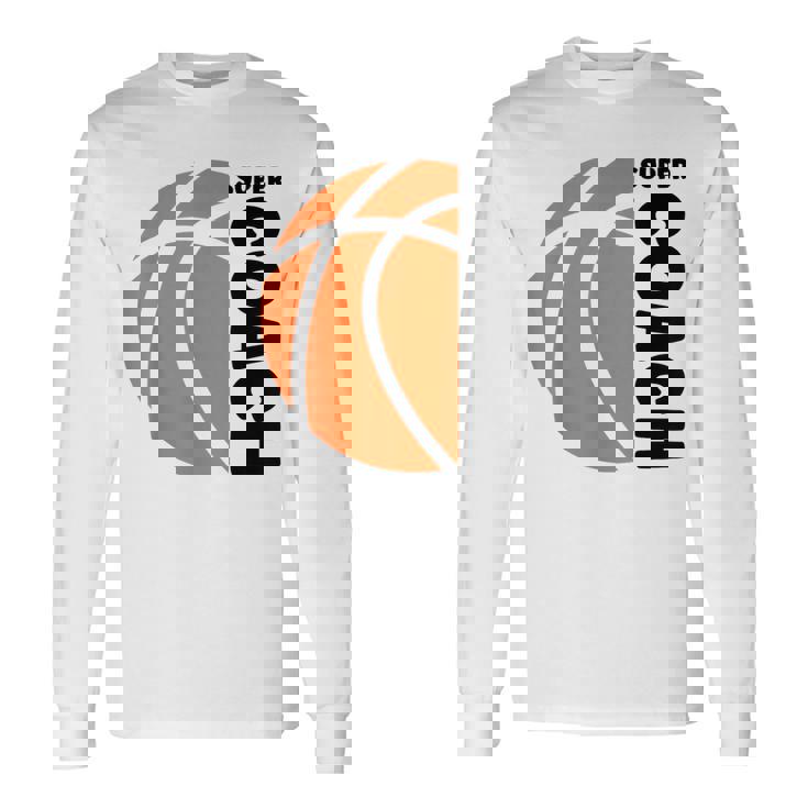 スーパー コーチ バスケットボール スポーツ バスケットボール コーチ Basketball Coach 長袖Tシャツ