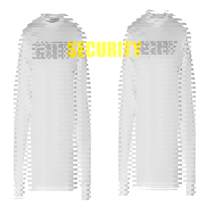 セキュリティ 背面のみ 長袖Tシャツ ギフトのアイデア