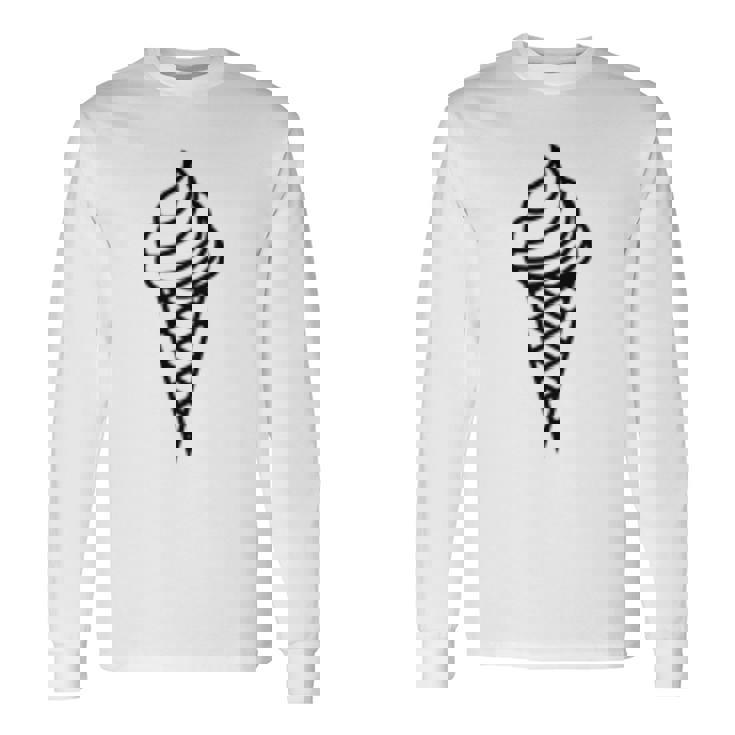 ソフトクリーム 長袖Tシャツ