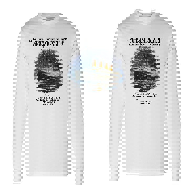タイタニック・アヘッド フルクルーズ船 キャプテン・スミス 1912 タイタニック 長袖Tシャツ