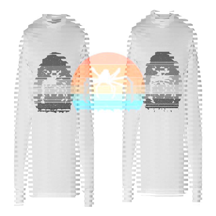 タカアシガニのささやき 海洋生物学者 長袖tシャツ 長袖Tシャツ