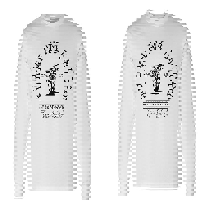 タークス・カイコス諸島カリブ海諸島旅行 長袖tシャツ 長袖Tシャツ