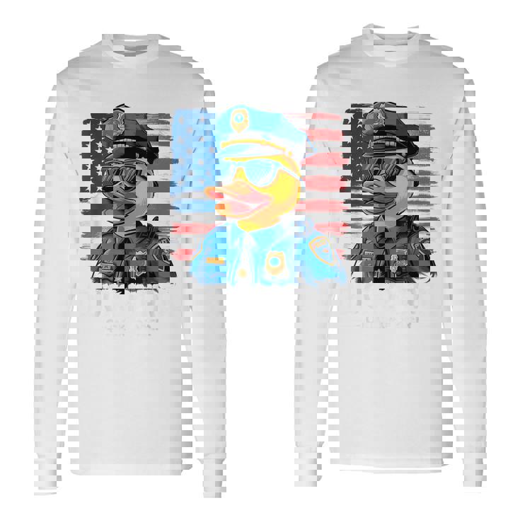 ダックパトロールファニーポリスダック 長袖Tシャツ