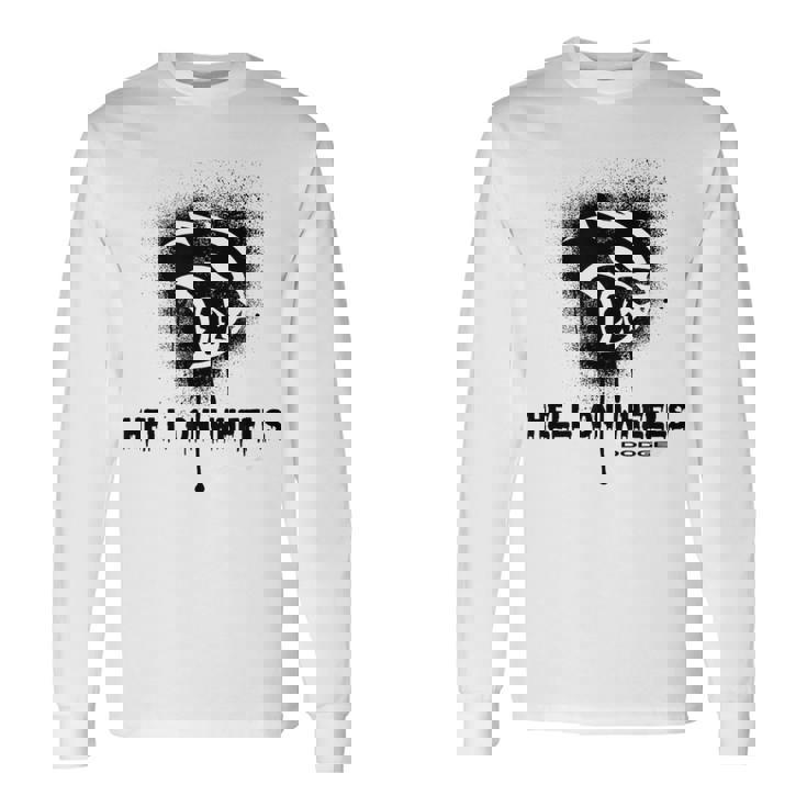 ダッジ・ヘルキャット・ヘル・オン・ホイールズ 長袖Tシャツ