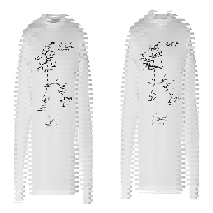 ダーウィン 生命の樹 I Think、チャールズ・ダーウィン 長袖Tシャツ ギフトのアイデア