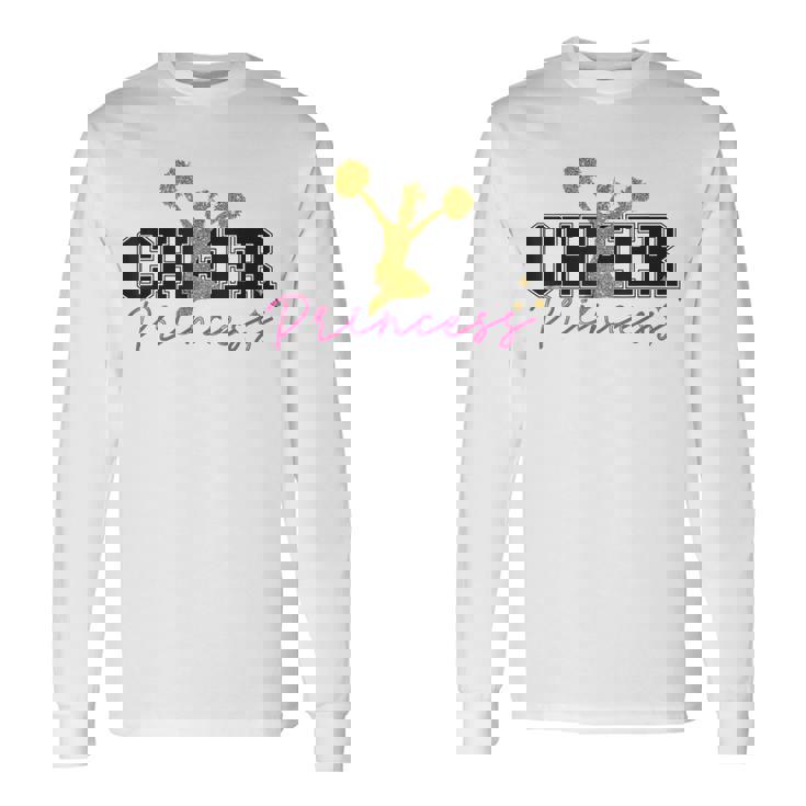 チア チアリーディング チアプリンセス 長袖Tシャツ ギフトのアイデア