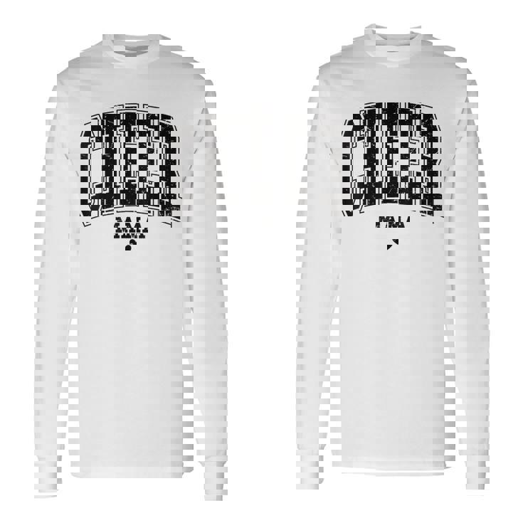 チアママ ハートフェルト応援チアリーディングママ 母の日 長袖Tシャツ