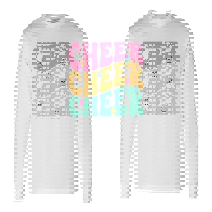 チアリーディング用 チアリーダー スクワッド ガール ティーン チア練習 長袖Tシャツ