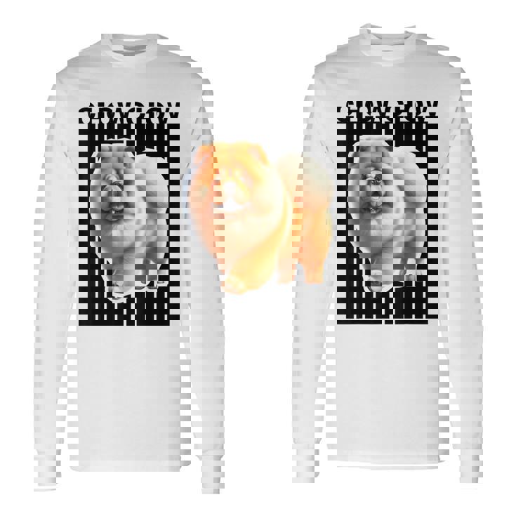 チャウチャウ犬愛好家 長袖Tシャツ