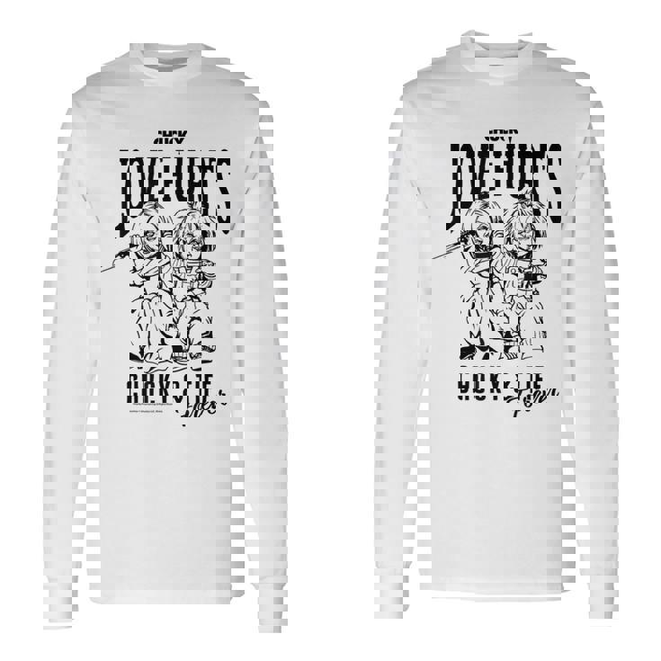 チャッキー＆ティフ・フォーエヴァー・ラブ・ハーツ 長袖Tシャツ