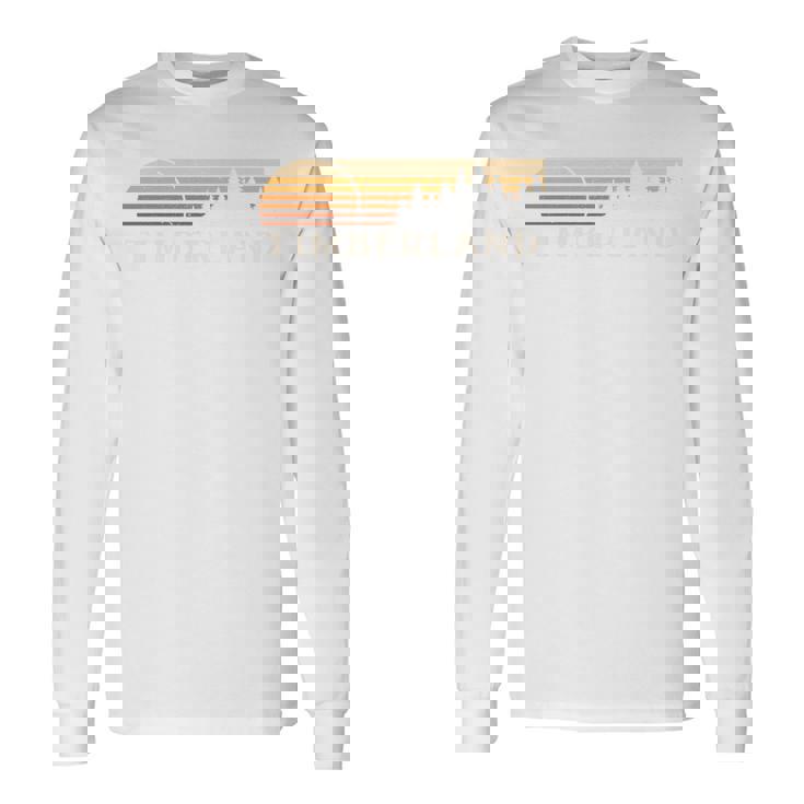 ティンバーランド Nc ビンテージ エバーグリーン サンセット 80年代レトロ 長袖tシャツ 長袖Tシャツ