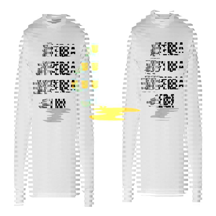 テキーラ 2 テキーラ 3 テキーラ フロア シンコ・デ・マヨ 飲料 長袖Tシャツ