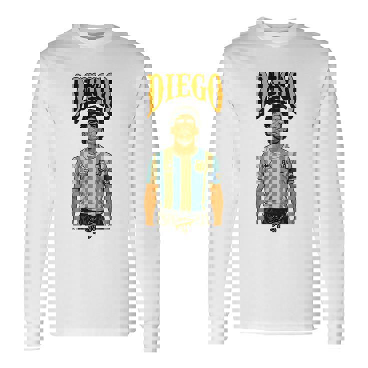 ディエゴ アルマンド マラドーナ アルゼンチン 長袖tシャツ 長袖Tシャツ