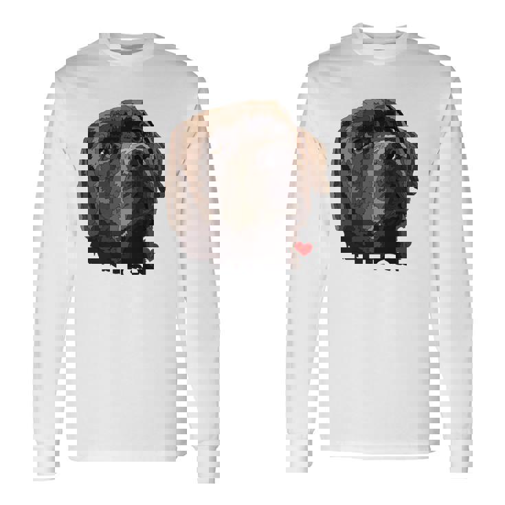 ディス・イズ・ラブ・チョコレート・ラボ 長袖tシャツ 長袖Tシャツ