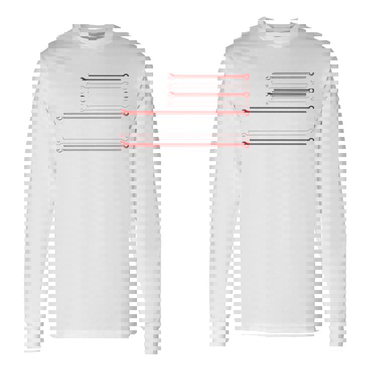 ディーゼル アメリカ国旗 愛国心が強いディーゼル整備士 長袖tシャツ 長袖Tシャツ