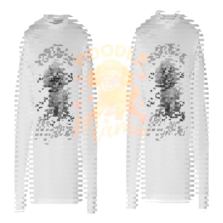 トイプードル 犬種 ペットプードル ママ 長袖Tシャツ