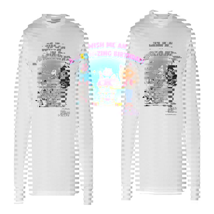 ドリームワークス ギャビーのドールハウス A-ニャーザリング 誕生日 長袖Tシャツ