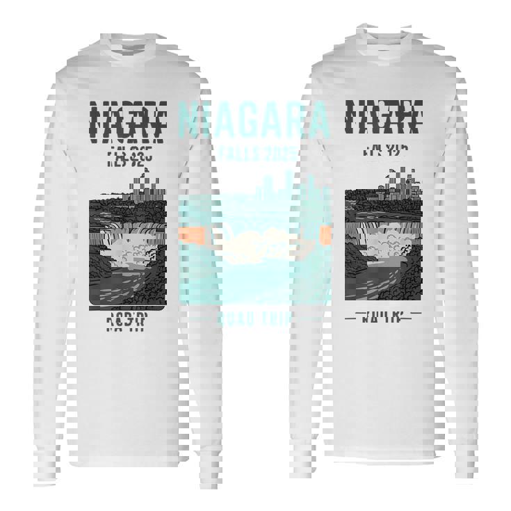 ナイアガラフォールズ ロードトリップ 2025 夏休み ナイアガラ 長袖Tシャツ