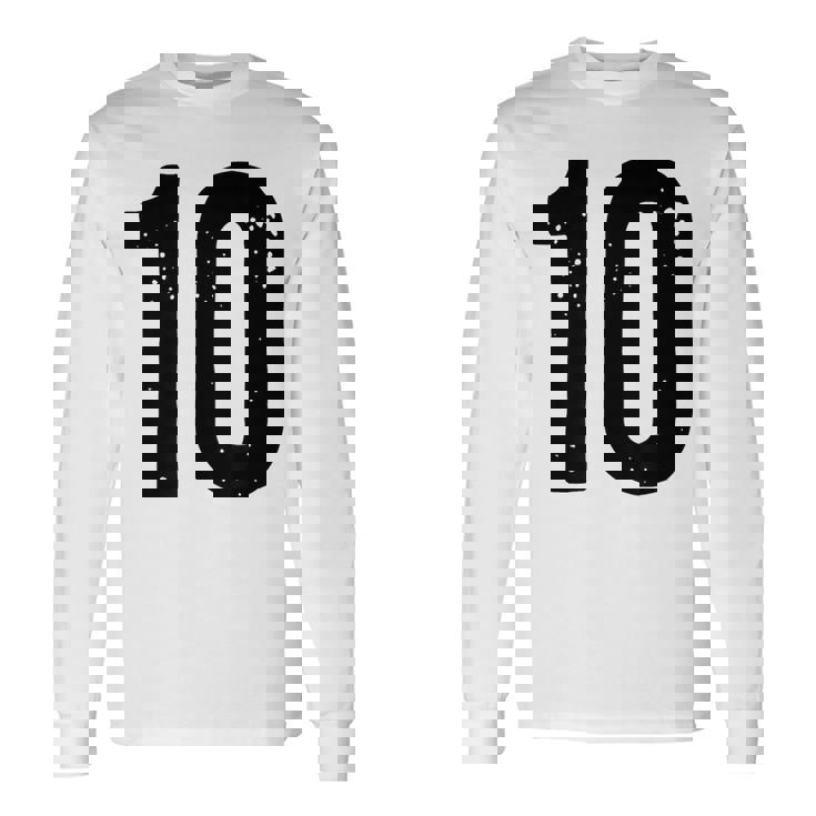 ナンバー10 長袖Tシャツ