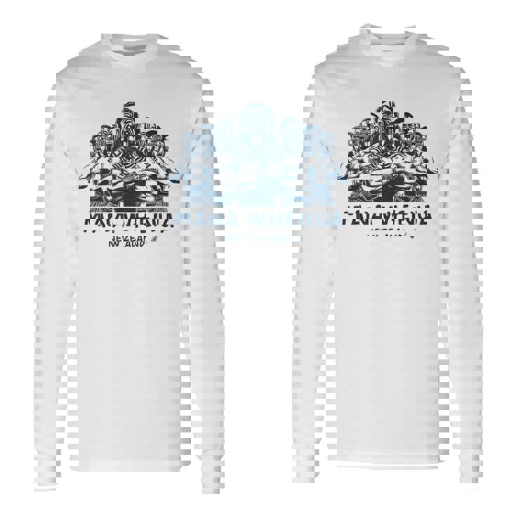 ニュージーランドのマオリ戦士がハカを披露 長袖Tシャツ