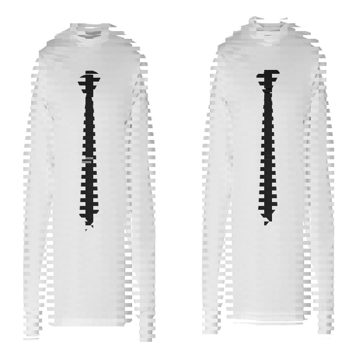 ネクタイ【黒】ネクタイピン おしゃれ シンプル メンズ キッズ レディース ウケ狙い 面白い おもしろ 個性的な 長袖Tシャツ