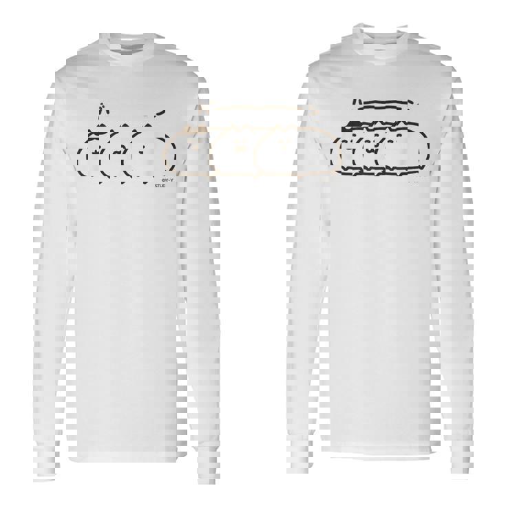 ネコこのゴロ バーン 長袖Tシャツ