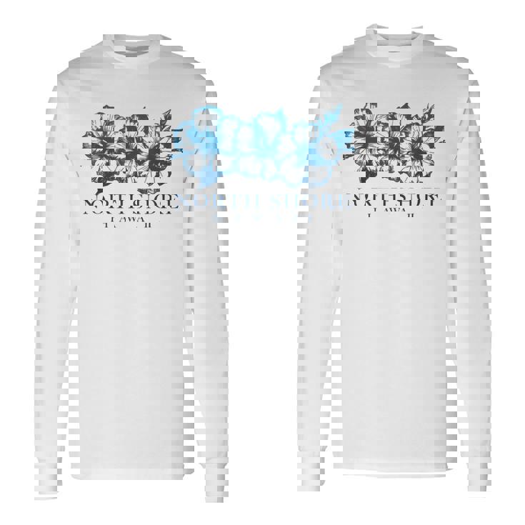 ノースショア ハワイ アロハ ハワイアン ハイビスカス サーファー ヴィンテージ 長袖Tシャツ