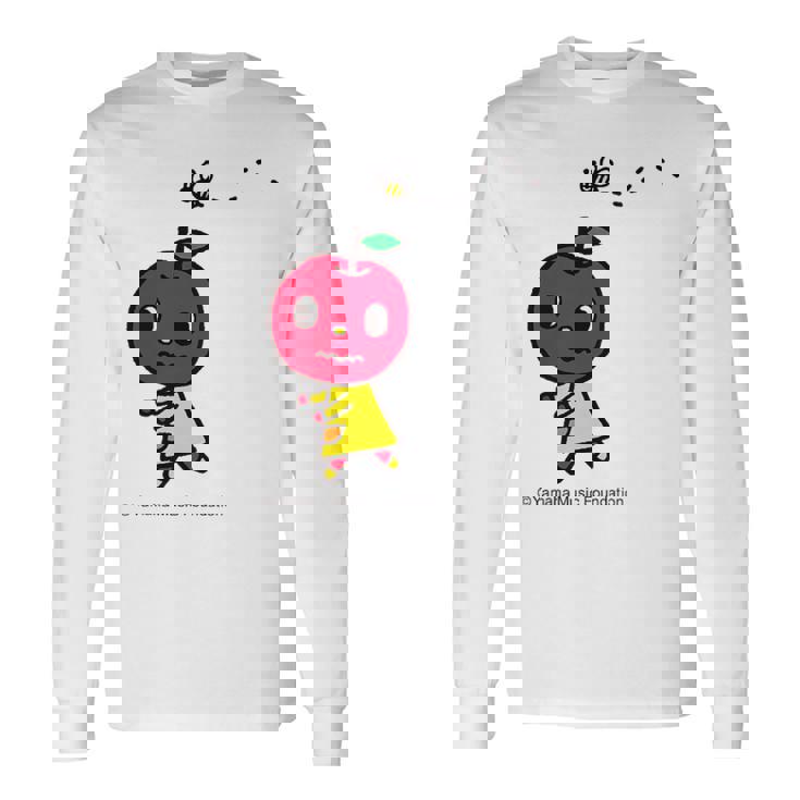 ハチさんとおにごっこ 長袖Tシャツ