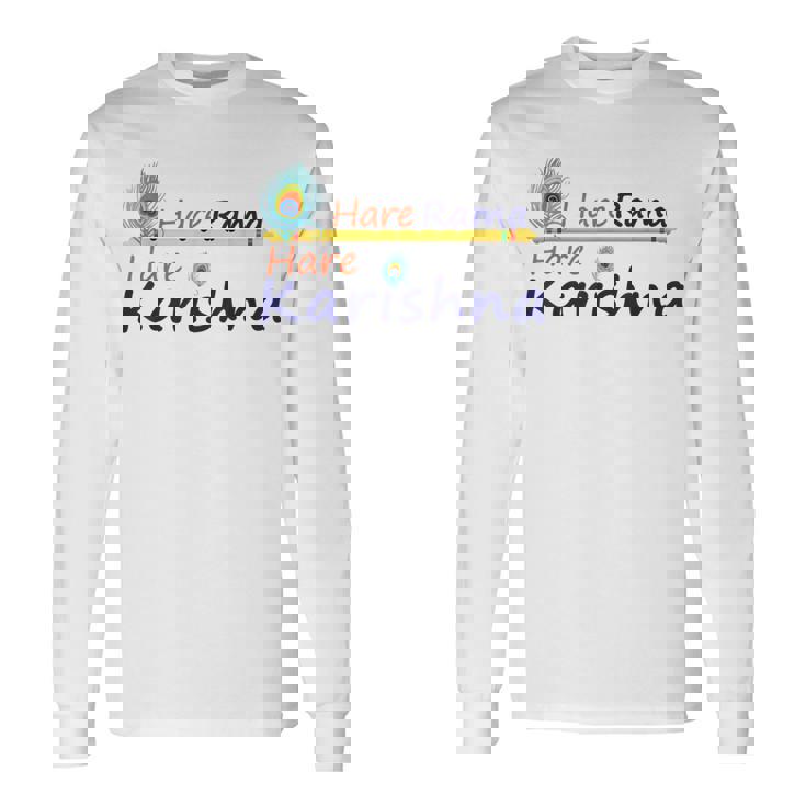 ハレ ラーマ ハレ クリシュナ シャツ 長袖Tシャツ