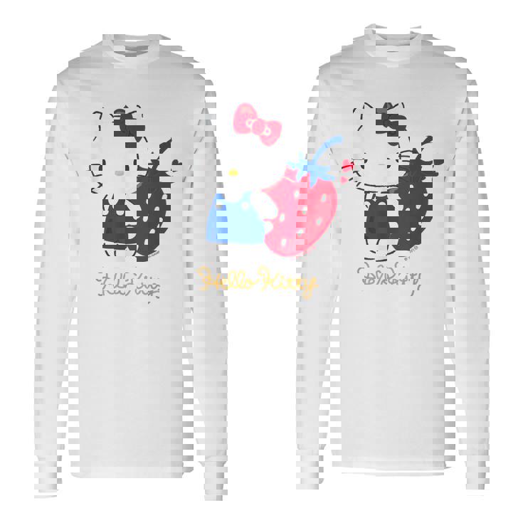 ハローキティ いちご ライトカラー 長袖Tシャツ