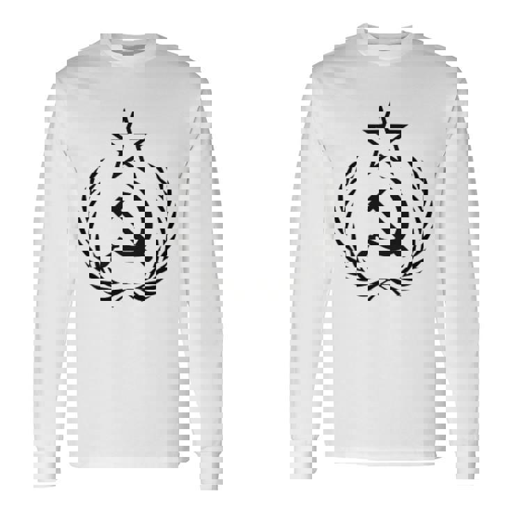 ハンマーと鎌 リース ソ連 ソビエト連邦 長袖Tシャツ