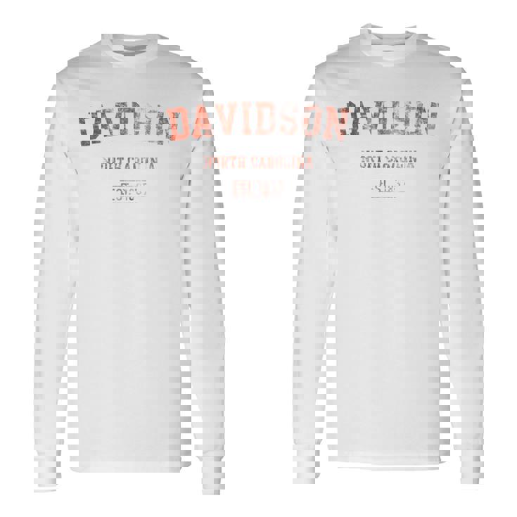 ハーレーダビッドソン ノースカロライナ アンティーク調 テキスト スポーツスタイル 長袖tシャツ 長袖Tシャツ