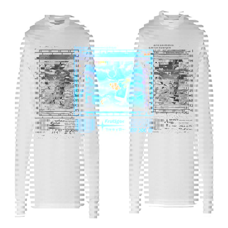 バックプリントフルティガーエアロファッションコレクション 長袖Tシャツ