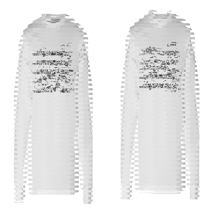 バッハ チェロ スイーツ クーランテ チェリスト 長袖Tシャツ