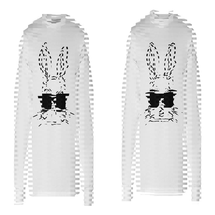 バニーフェイス サングラス イースターデー 男の子 幼児 キッズ 長袖Tシャツ