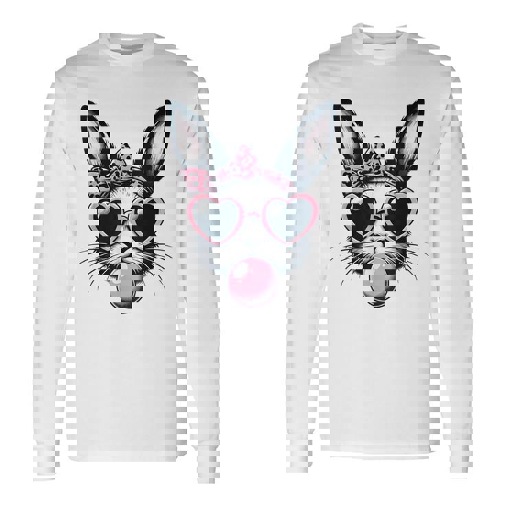 バニーフェイス サングラス付き イースターデー 男の子 男性 子供 長袖Tシャツ ギフトのアイデア