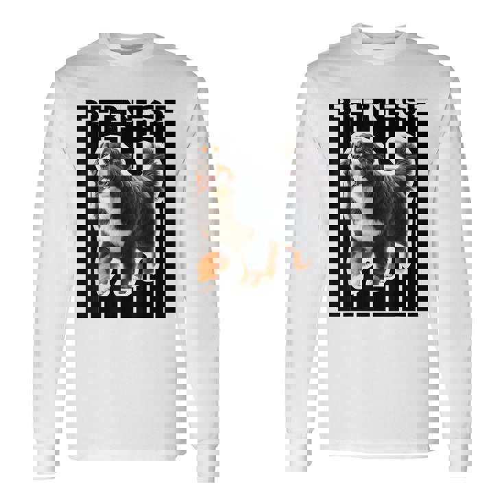 バーニーズマウンテンドッグ愛好家 長袖Tシャツ