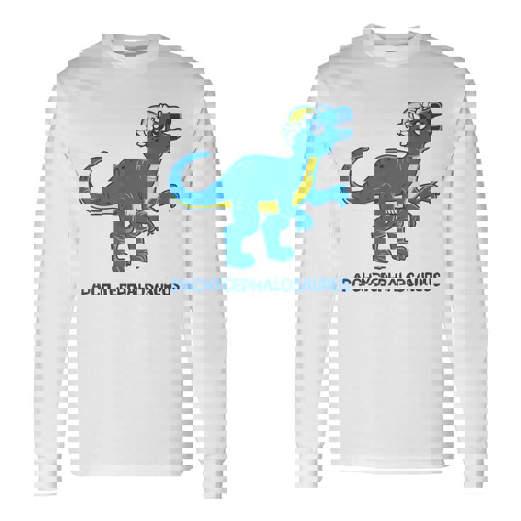 パキケファロサウルス 恐竜 キュート ジュラシック 恐竜 長袖Tシャツ ギフトのアイデア