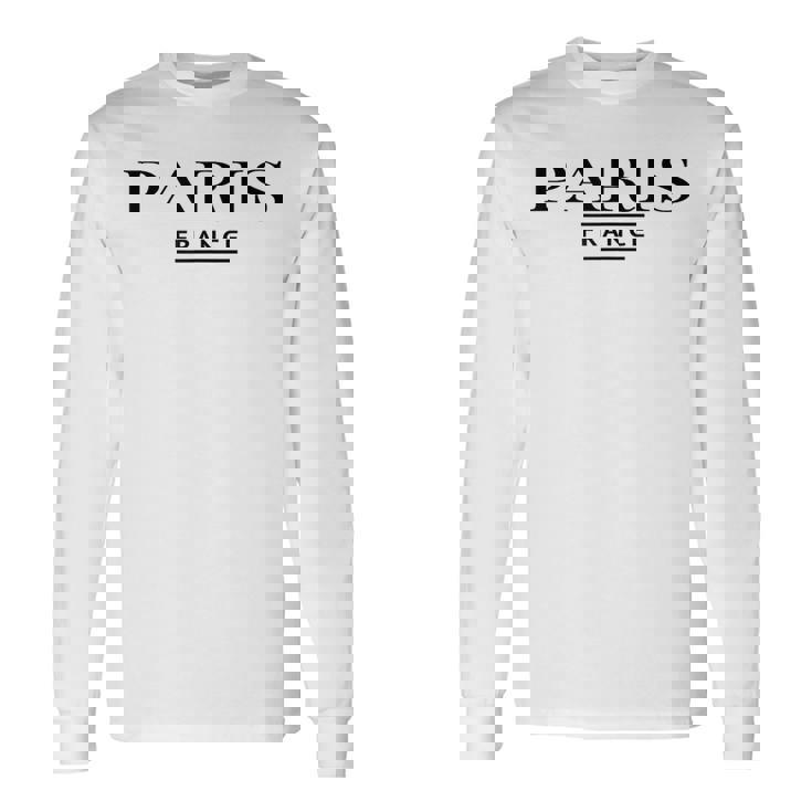 パリ フランス フランス クラシック メンズ レディース ギフト 長袖Tシャツ