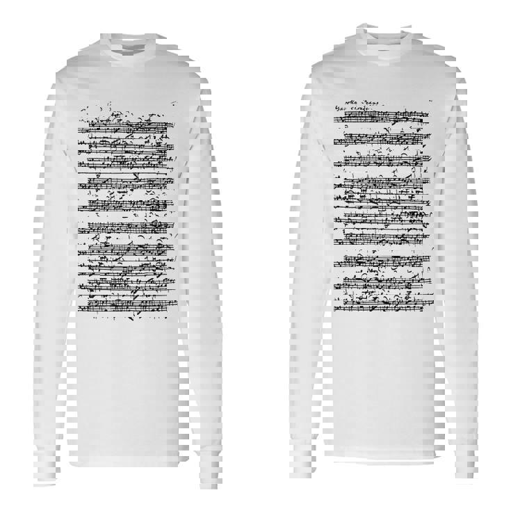 パルティータ ホ長調 ガヴォッテ ソロ ヴァイオリン ヨハン・セバスティアン・バッハ 長袖Tシャツ