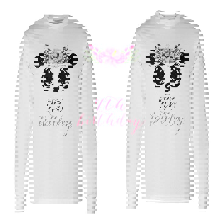 パンダガール 7歳の誕生日 I 7歳 パンダコスチューム ギフト 長袖Tシャツ